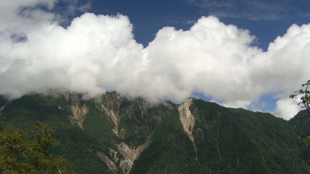 Time Lapse Movie of Central Taiwan Mountains