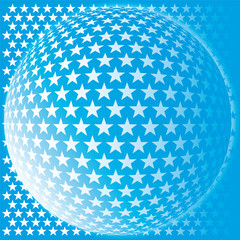 ball background abstract mosaic 3D- vector illustration