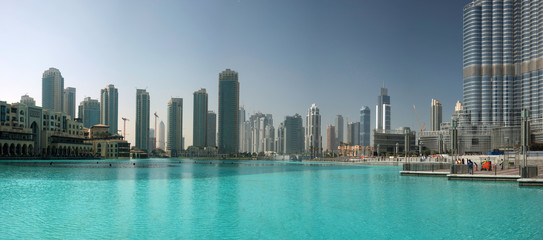 Naklejka premium Panoramę Dubaju