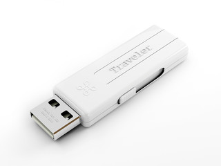 USB drive white - 20890453