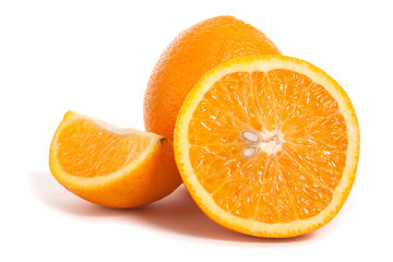 orange and slice