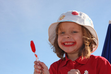 Mädchen mit Eis