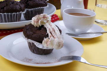 home made sweet muffins on a plate