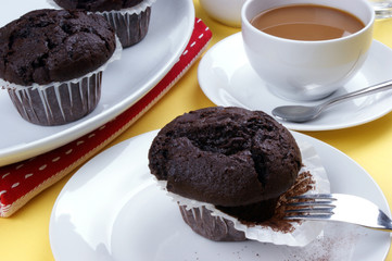 home made sweet muffins on a plate