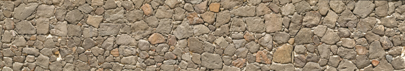 Big Panorama of a stones wall