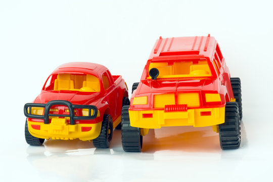 Two toy cars