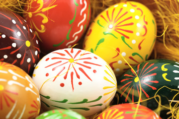 Colorful Easter eggs.