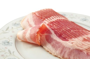 raw bacon