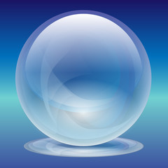 Transparent Glass Sphere-Pearl