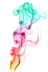 Obraz na płótnie Canvas Colored smoke