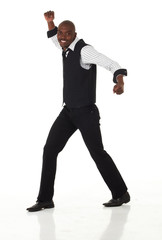 Obraz premium Young African businessman