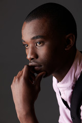 Black African businessman