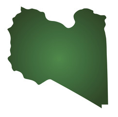 libya map - obrazy, fototapety, plakaty