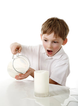 Kid spilt milk
