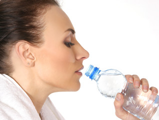 Young attractive female sportsman