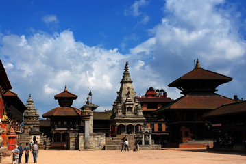 Fototapeta na wymiar Patan Durbar Square w Katmandu, Nepal