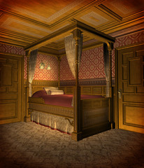 Sypialnia retro 1 © Obsidian Fantasy