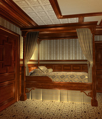 Sypialnia retro 2 © Obsidian Fantasy