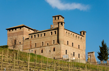 Fototapeta na wymiar Grinzane Cavour Castle