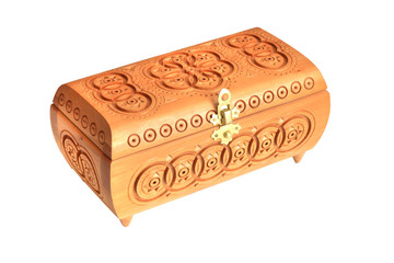 wooden casket