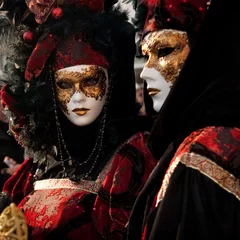 Gordijnen Venice mask © Samo Trebizan