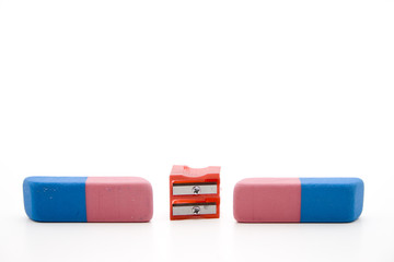 Radierer und Spitzer