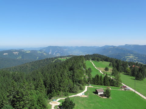 Vue Sue Le Jura Suisse Depuis La Tour De Moron 2