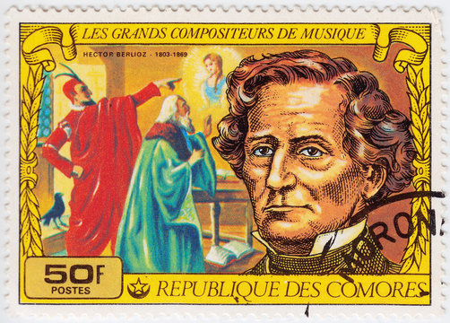 Stamp shows Hector Berlioz