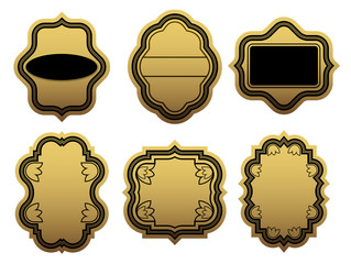 Set of golden labels