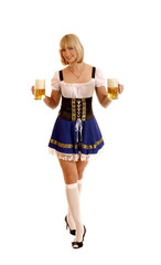 Attractive bavarian woman