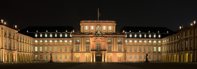 Schloss Mannheim - obrazy, fototapety, plakaty