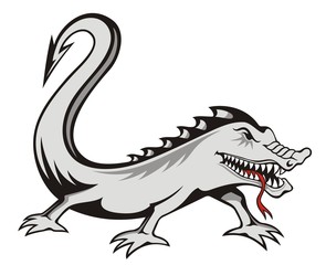 Fototapeta premium Lizard tattoo
