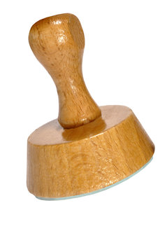 Tampon rond en bois