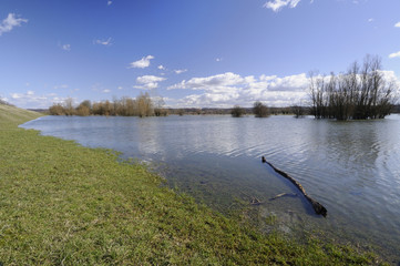 Swollen river