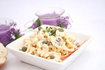 nudelsalat mit kapern