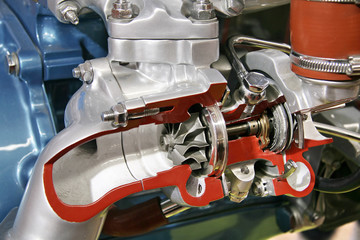 Turbo compressor cross section