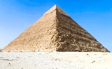 Fototapeta na wymiar the Khafre pyramid in Giza, Egypt