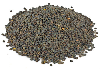 dried green specked lentils