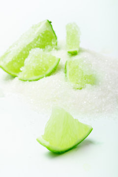 lime with sugar