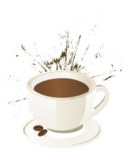 Tasse mit Kaffee