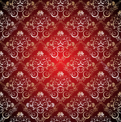 seamless damask wallpaper