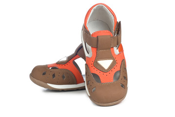 Kids leather shoes.