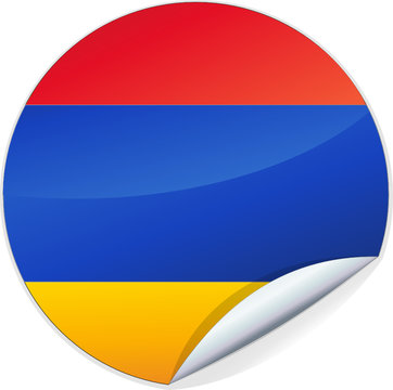 Sticker de l'Arm&eacute;nie (d&eacute;tour&eacute;)
