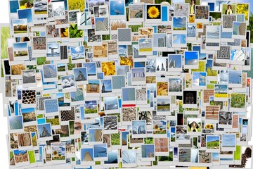 Pile of photos background