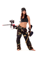 Paintball girl