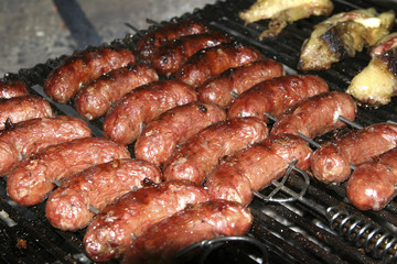 Parrilla - chorizos