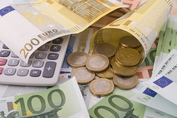 Money and calculator