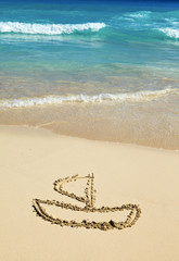Picture on sand