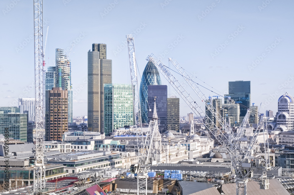 Canvas Prints city of london skyline