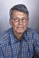 Fototapeta premium Zufriedener Rentner